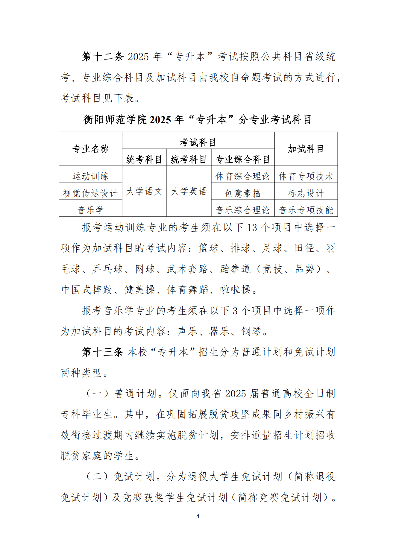 湖南统招专升本